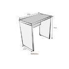 Escrivaninha 80cmx42cm Com Caixa De Tomada Móveis 80cm Bramov