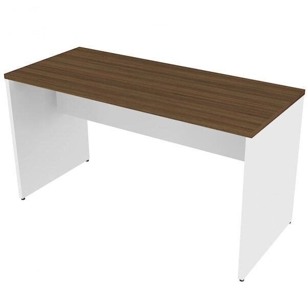 Escrivaninha 80cmx70cm 80cm Branca E Ameixa Negra Branca/amei