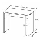 Escrivaninha 90,8cm Mary Artany Canova Com Branco