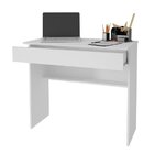 Escrivaninha 90cm Brv Móveis Branco Branco