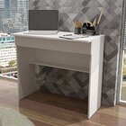 Escrivaninha 90cm Brv Móveis Branco Branco