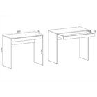 Escrivaninha 90cm Com 1 Gaveta Belmax