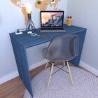 Escrivaninha 90cmx47cm Móveis 90cm Bramov Azul Azul