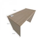 Escrivaninha 90cmx47cm Móveis 90cm Bramov Branco E Geneve Bra