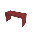 Escrivaninha 90cmx47cm Móveis 90cm Bramov Vermelho Vermelho