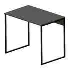Escrivaninha 90x60cm Preto Aço e MDP Industrial Multivisão