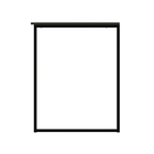 Escrivaninha 90x60cm Preto Aço e MDP Industrial Multivisão