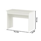 Escrivaninha 91,5cm 1 Gaveta Siena Preto