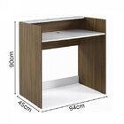 Escrivaninha 94cm Tampo Regulável Baru Cabecasa Madeiraorigin