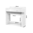 Escrivaninha 94cm Tampo Regulável Baru Cabecasa Madeiraorigin