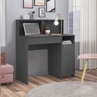 Escrivaninha 95,5cm 1 Porta 1 Gaveta Olivar Grafito Ac