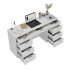 Escrivaninha 9 Gavetas Branco - Foscarini