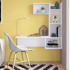 Escrivaninha Aérea 4 Nichos Est018  Branca