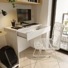 Escrivaninha Alba 80cm Espresso Móveis Branca Perfect Wood Br