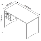 Escrivaninha Alemanha Rv - Amadeirado Rústico