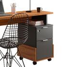 Escrivaninha Alessa M1 Amêndoa Com Chumbo