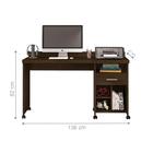 Escrivaninha Alphecca 1 Gaveta Cedro