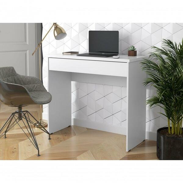 Escrivaninha Aparador 1 Gaveta Max - Branco