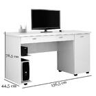 Escrivaninha Ariel 1 Gaveta Mel/pérola Primus Móveis