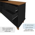 Escrivaninha Artany Gold Com Gavetas