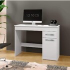 Escrivaninha Atenas 1 Porta E 1 Gaveta Arte Móveis Branco