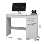 Escrivaninha Atenas 1 Porta E 1 Gaveta Arte Móveis Branco