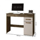 Escrivaninha Atenas 1 Porta E 1 Gaveta Arte Móveis Ipê/off