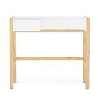 Escrivaninha Bahamas 1 Gaveta Branco Politorno