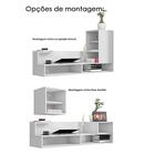 Escrivaninha Bancada Suspensa 135cm Com Nicho Tok B03 Branco