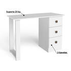 Escrivaninha Bento 3 Gavetas - Branco