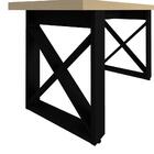 Escrivaninha Braga Design Moderno Massachussetts Carvalho Pre