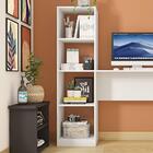 Escrivaninha Branca Com 4 Nichos Tower Caemmun