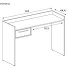 Escrivaninha Cabral 1 Gv Preta