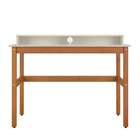 Escrivaninha Califórnia Off White/amêndoa – Tebarrot Móveis