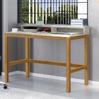 Escrivaninha Califórnia Off White/amêndoa – Tebarrot Móveis