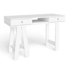 Escrivaninha Cavalet Retrô 2 Gavetas - Branco