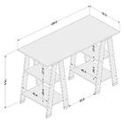 Escrivaninha Cavalete 1 Prateleira Delta