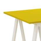 Escrivaninha Cavalete Amarela E Branca