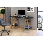 Escrivaninha Cavalete Draw Preta E Marrom