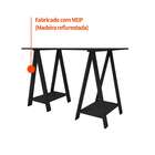 Escrivaninha Cavalete Preta