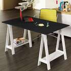 Escrivaninha Cavalete Preta E Branca