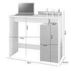 Escrivaninha Ciranda 1 Porta Jcm Móveis Cestaplus Branco