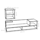 Escrivaninha Clarkson Com Nicho Branco