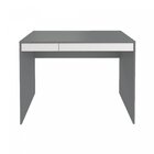 Escrivaninha College Ii 2 Gavetas 101cm Artany Grafito E Bran