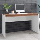 Escrivaninha Com 135 Cm - Branco/castanho