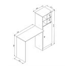 Escrivaninha Com 1 Porta E Nichos Multimóveis Cr25238