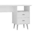 Escrivaninha Com 2 Gavetas - Branco