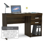 Escrivaninha Com 2 Gavetas E 1 Nicho Malta Para Escritório -