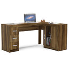 Escrivaninha Com 2 Portas E 3 Gavetas Espanha-politorno - New