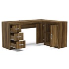 Escrivaninha Com 2 Portas E 3 Gavetas Espanha-politorno - New